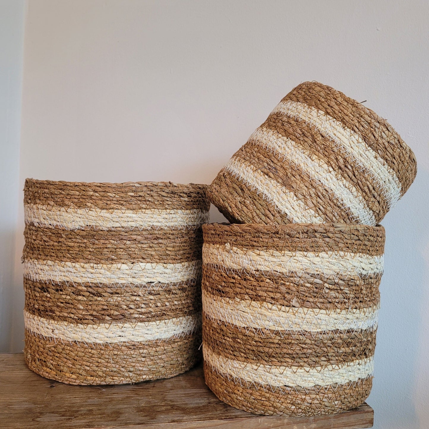 Belle Basket- Stripe