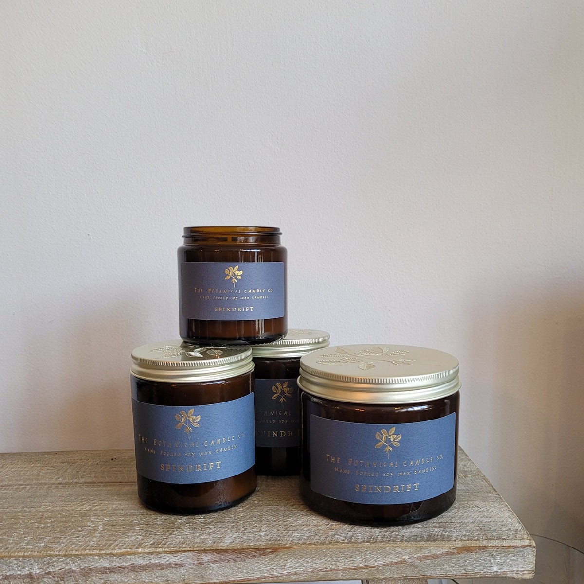 The Botanical Candle Co. Soy Wax Candle- Spindrift