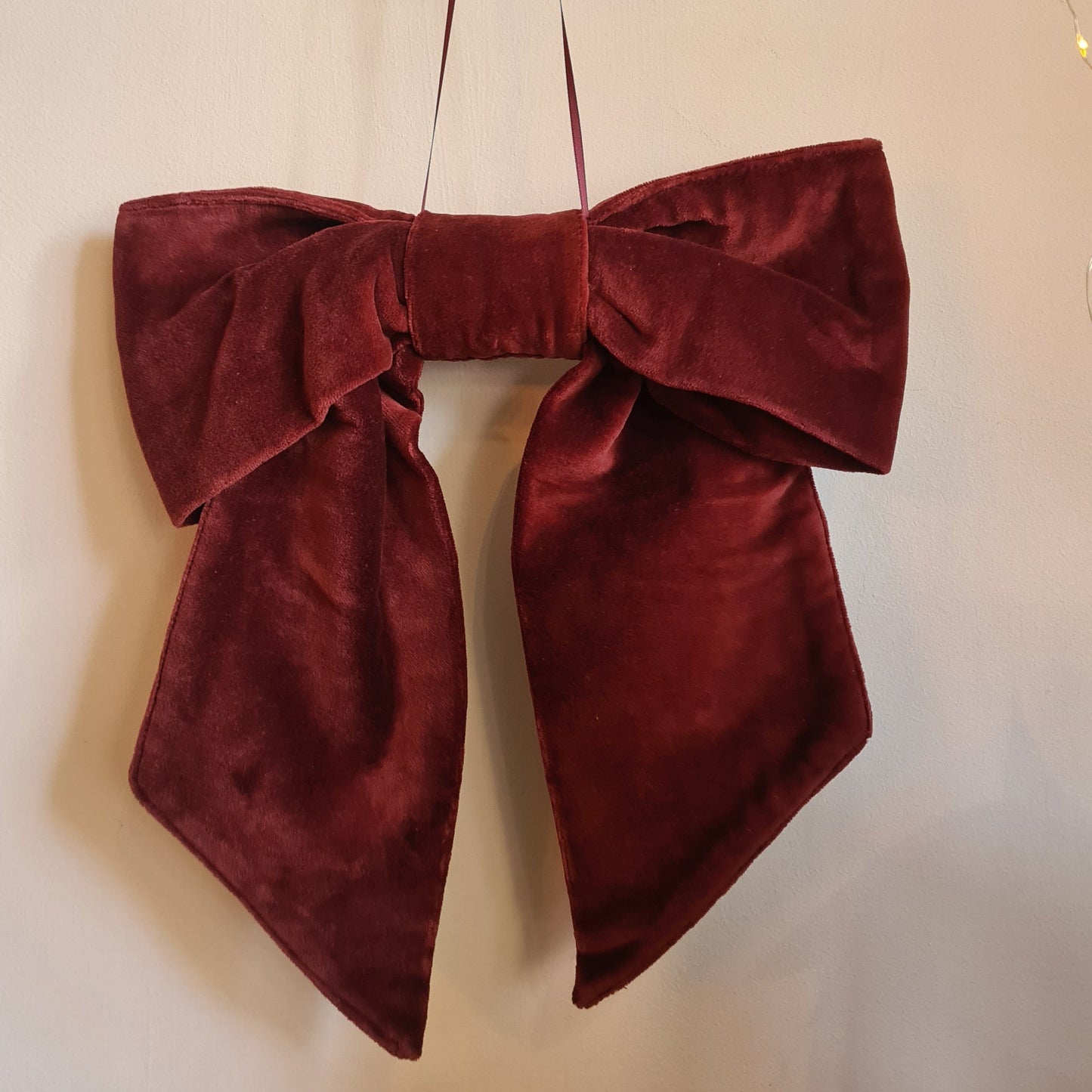Hyde Christmas Door Bow: Berry